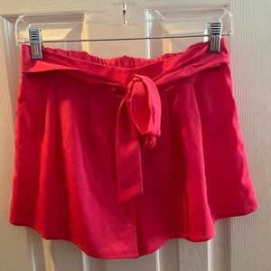 Hot pink shorts